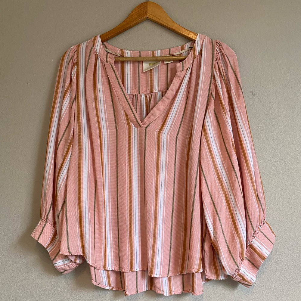 Maeve by Anthropologie V-Neck Blouse